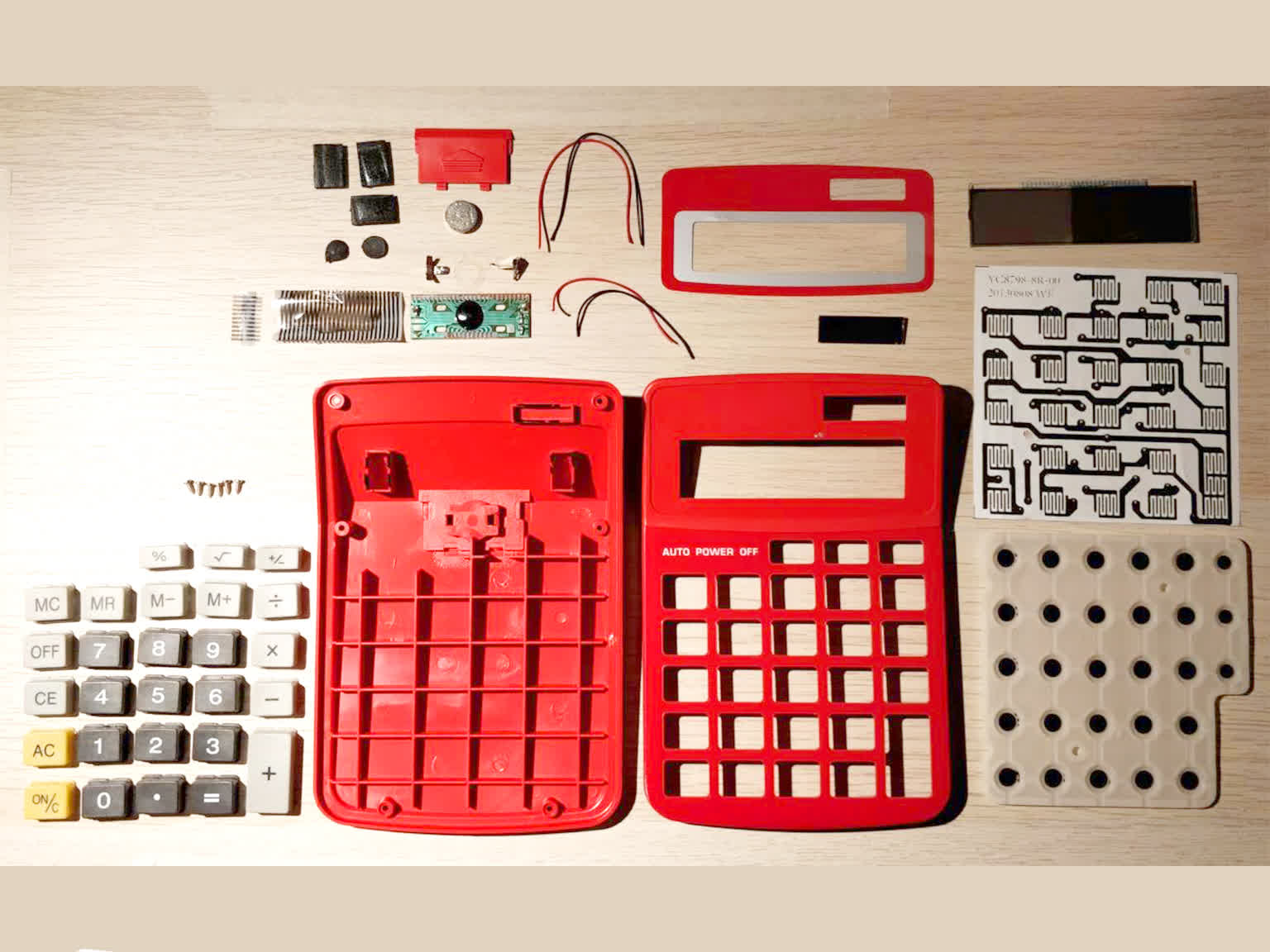 disassembled market basic calculator